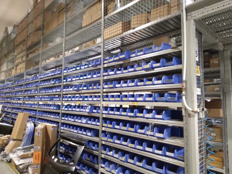 б/у Стелажі зі складу в наявності, Палетні  та поличкові стелажі