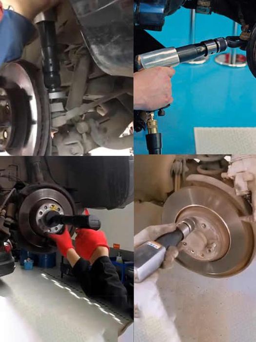 Зубило пневматичне зі швидкоз'ємним тримачем 24од пневмозубило набор