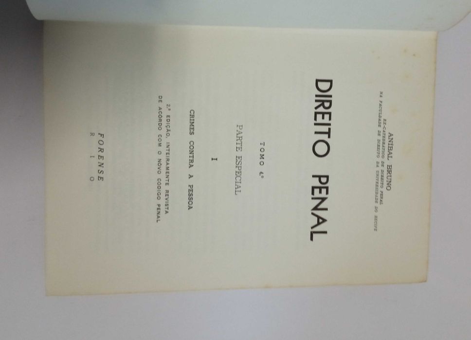 Direito Penal, de Aníbal Bruno