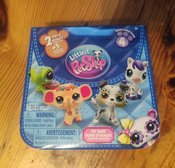 Littles pet shop 2 figurki + dodatki