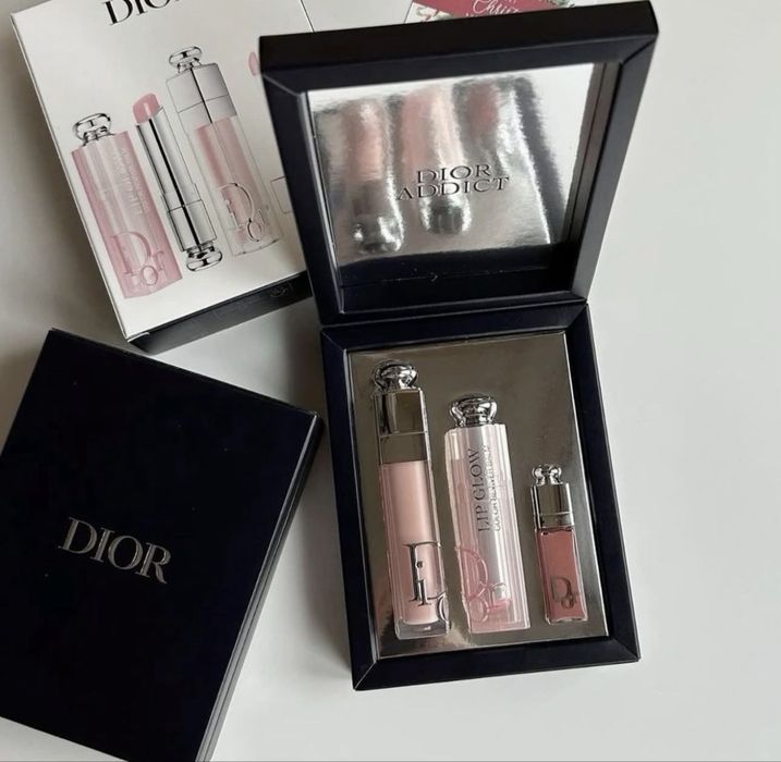 Набір Dior блиск бальзам 001 блиск 038