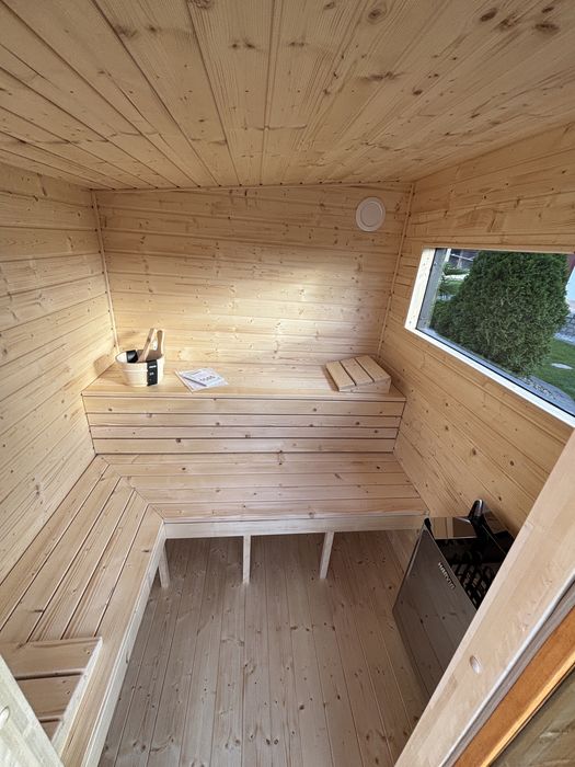 Sauna Ogrodowa z pełnym wyposażeniem