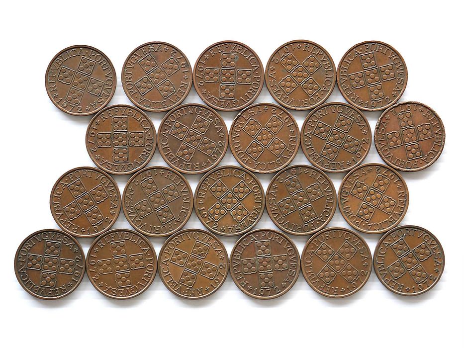 Lote de 21 Moedas 1 Escudo 1972