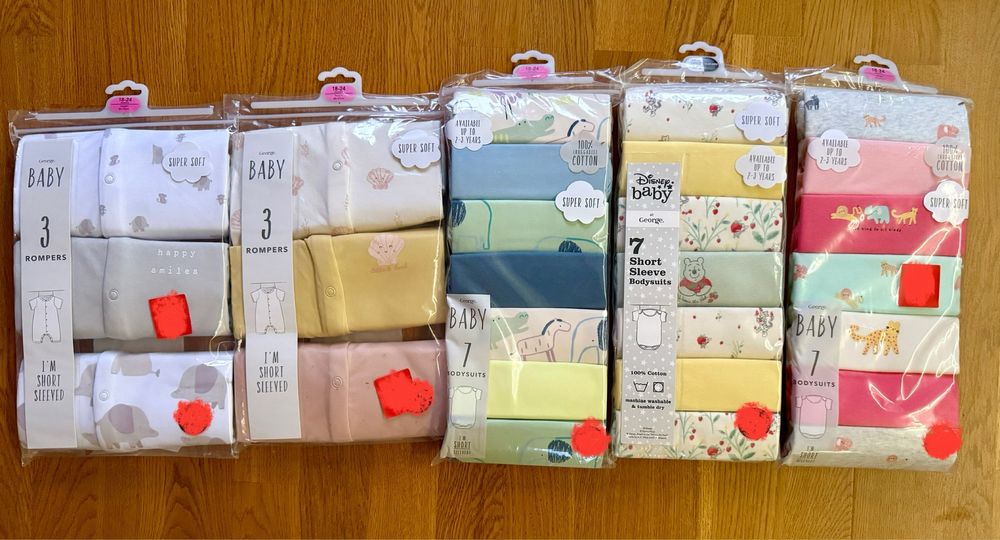 92 cm Piżamki i Pajace dla Chłopca i dziewczynki KILKA zdjęć GEORGE TU