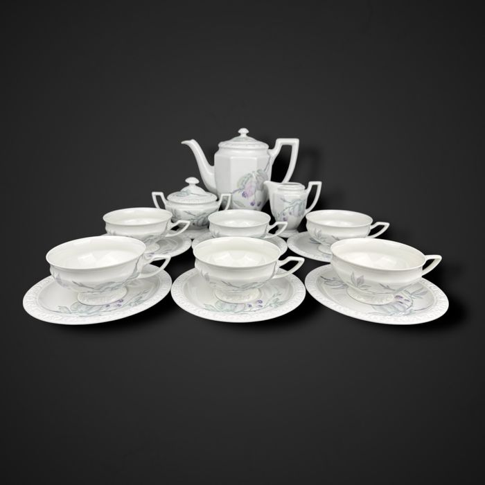 Serwis Rosenthal jeżyna biała Maria duże filiżanki dzbanek b51/07251