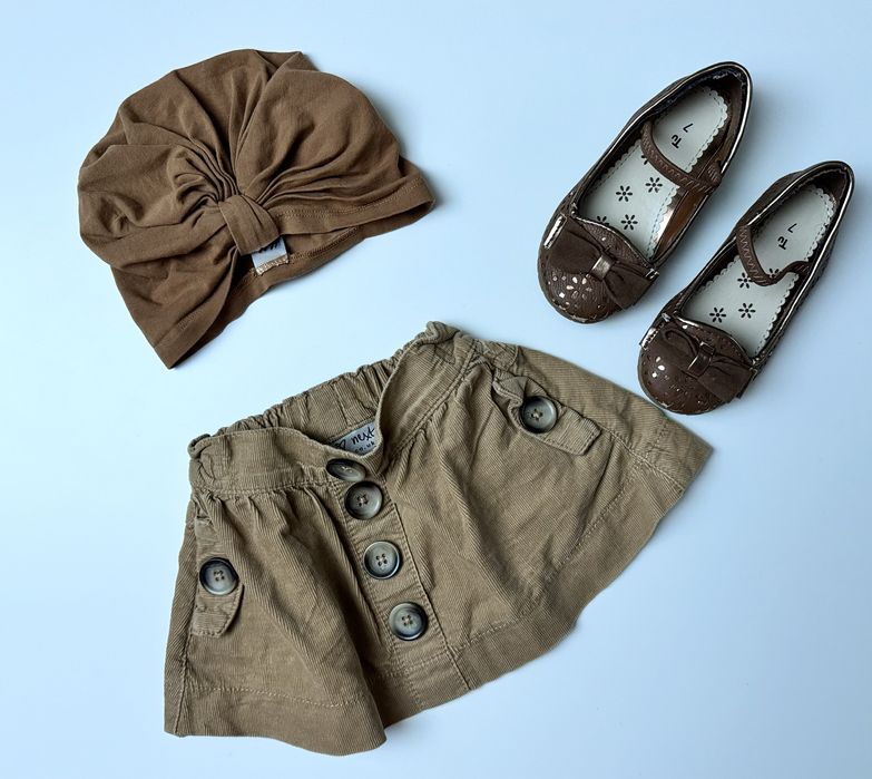 NEXT super Spódniczka  74 Czapeczka H&M