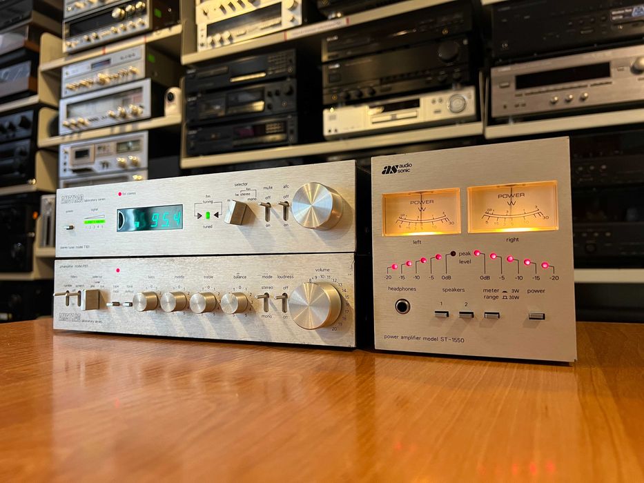 Wieża Amstrad ST-1550 A101 T101 P101 Vintage, Stereo, Audio Room