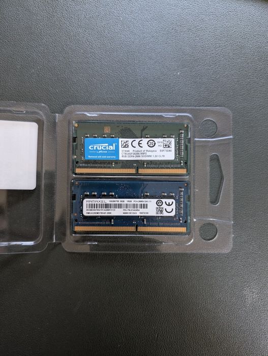 16GB RAM 2x8GB DDR4 2666Mhz sodimm