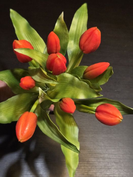 Tulipany silikonowe bukiet