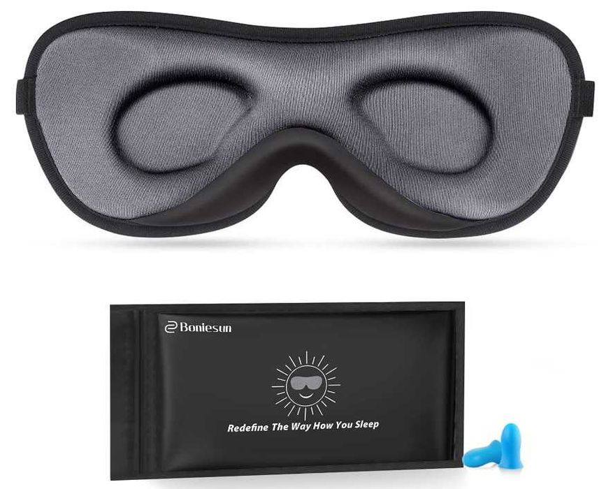 Zacieniająca maska ​​na oczy do spania
