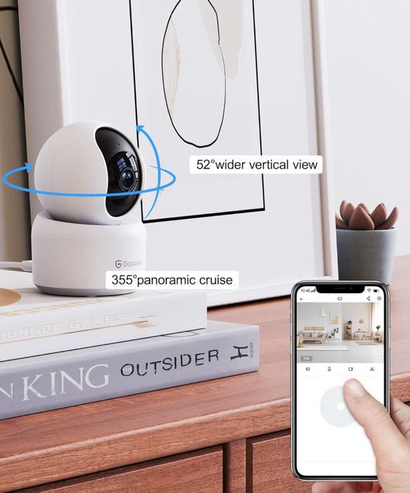 GALAYOU Kamera bezpieczeństwa 2K WiFi 2szt