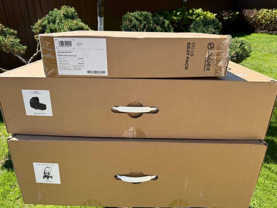 Коляска Cybex Priam 2 в 1 Jewels of Nature шасі Rosegold