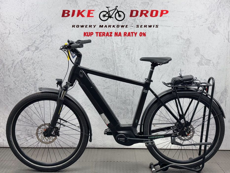 Rower Elektryczny Winora Sinus R8 Na pasku I625Wh Bosch 1266km RATY