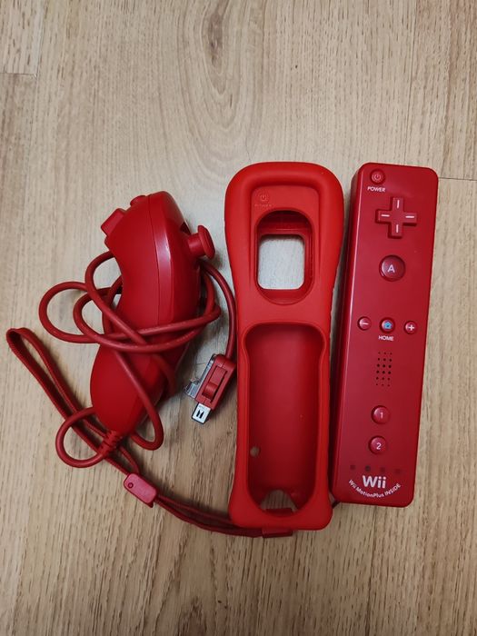 Conjunto comando Wii Motion Plus Inside + Nunchuck Nintendo Wii