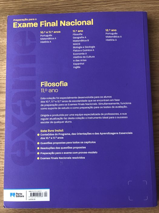 Livro de preparação para o Exame Final Nacional de Filosofia
