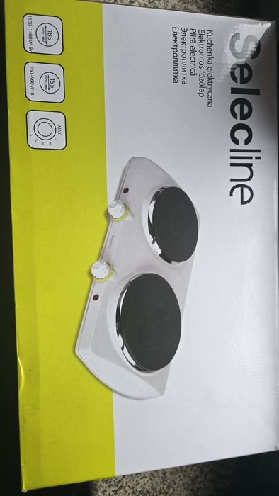 Selecline placa elétrica 2 pratos