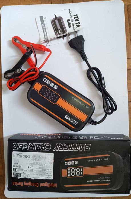 Carregador 12 volts ferramenta p/ emergências carro, mota, van, camião