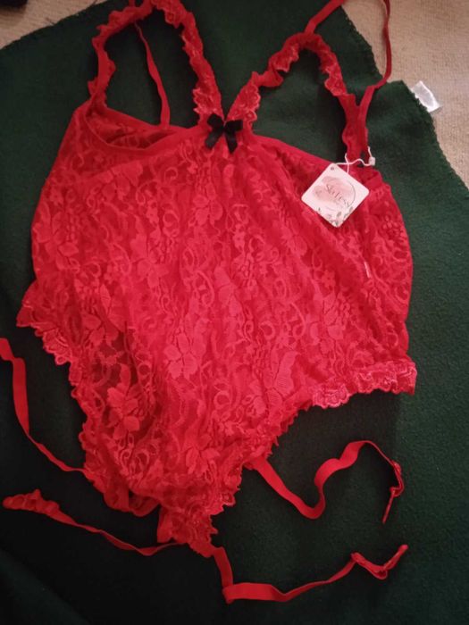 Мережевний боді з підв"язками до панчохів