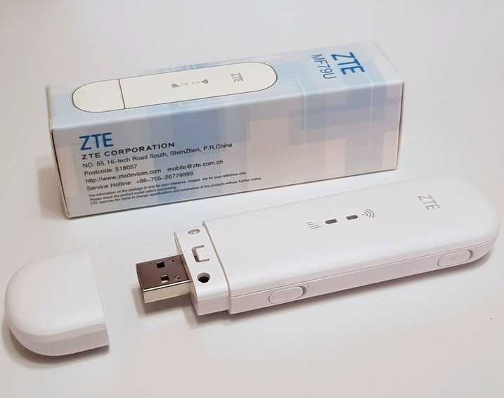 Блэкаут Новый мобильный 3G/4G WiFi роутер ZTE MF79u  (Белый)