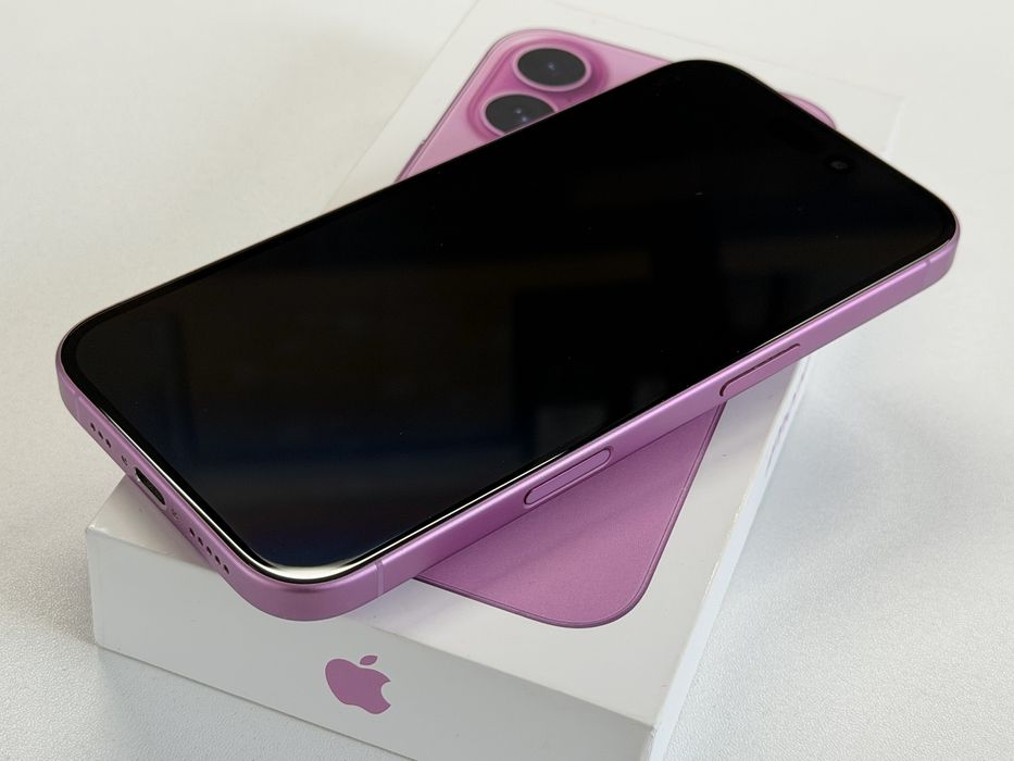 Apple iPhone 16 256 GB Różowy Rose | Stan BDB | Bateria 90% | 100% Sprawny | Komplet | Bez Blokad | Oryginał
