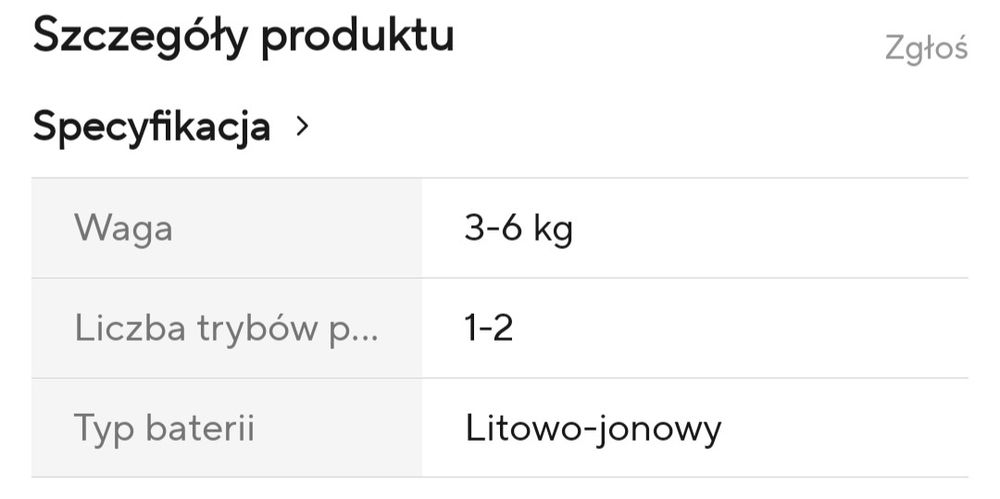 Nowy Odkurzacz mopujący