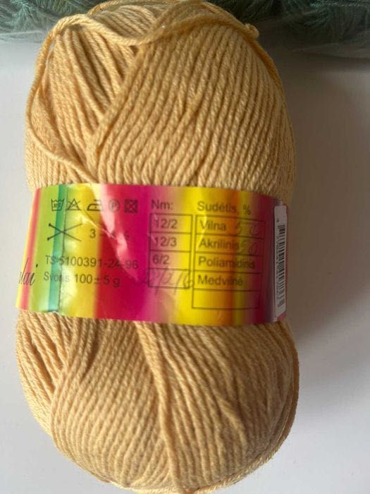 Пряжа для вязання, нитки