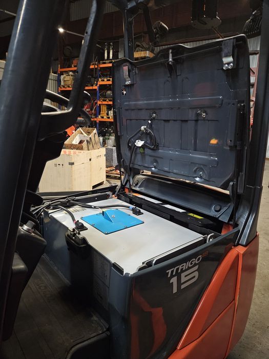 Навантажувач Toyota 1,5 т з Li-ion АКБ. Вилочный электропогрузчик