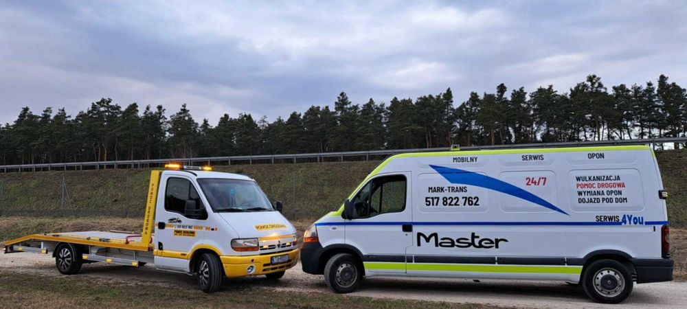 Pomoc drogowa,laweta,mobilny serwis opon