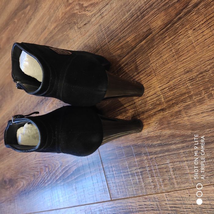 Ботильоны ботинки осень весна натуральная замша 39 размер