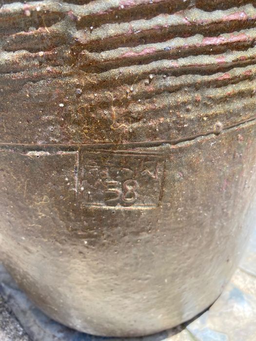 Potes Chineses especiarias Séc XIX Marcados 32 cm