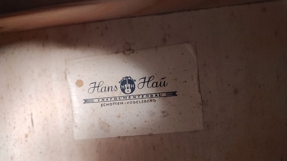 Gypsy jazz guitar Hans Hau lutnicza gitara elektroakustyczna CASE !!
