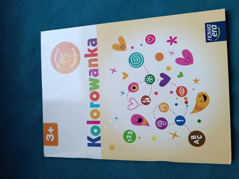 "Kolorowanka"- sprawność manualna- nowa książeczka edukacyjna - 3 lata