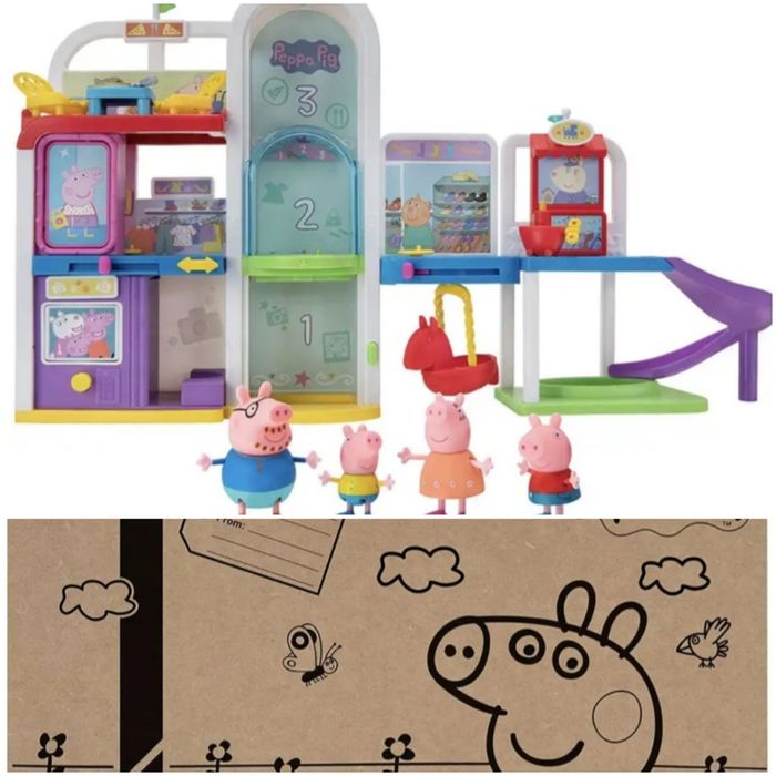 Peppa Pig оригінал дом школа набір