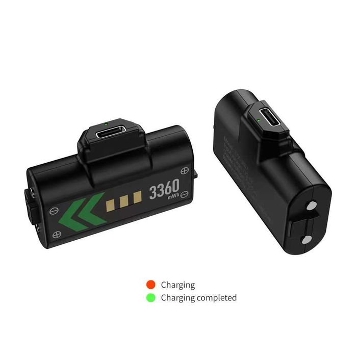 1400 mah Акумулятори 2шт для Xbox Series X S/One/S Зарядка/2шт батарея