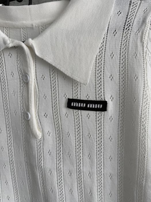 Шикарне ажурне поло Miu Miu нове