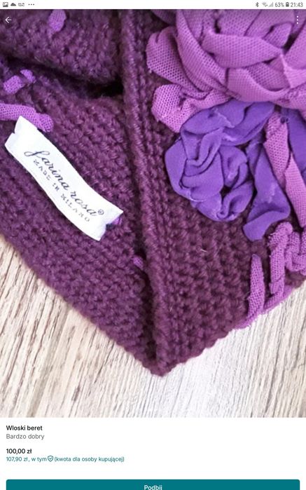 Włoski      beret