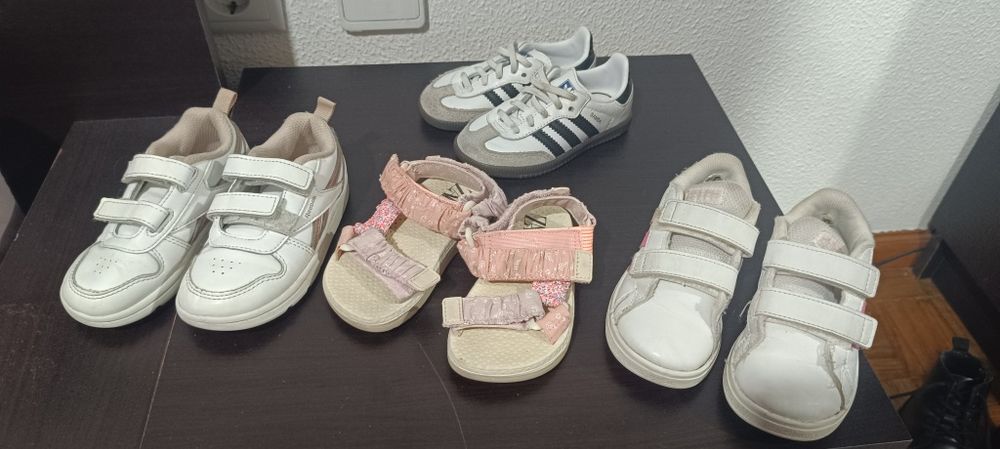 Calçado maioritariamente tudo em bom estado e de marca