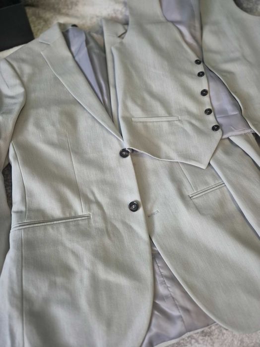 Garnitur męski Szary Borgio