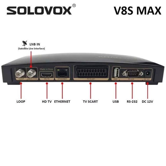 Box tv  -  Box solobox v8s Max