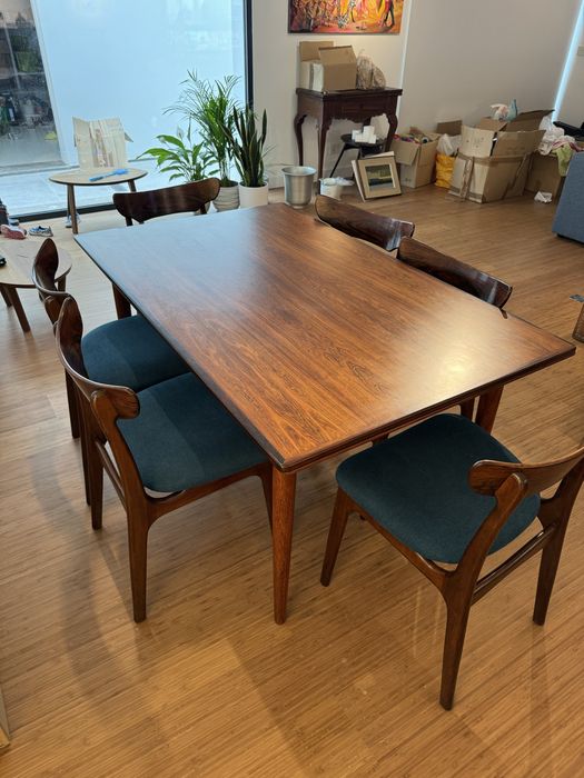 Mesa Gunni Omman e 6 cadeiras Schionning & Elgaard