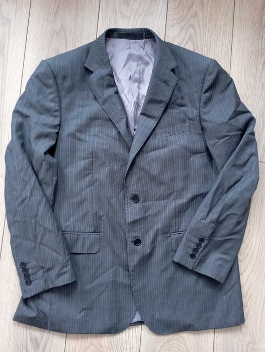 Marynarka marks & spencer lekka 70% wełna 107 cm