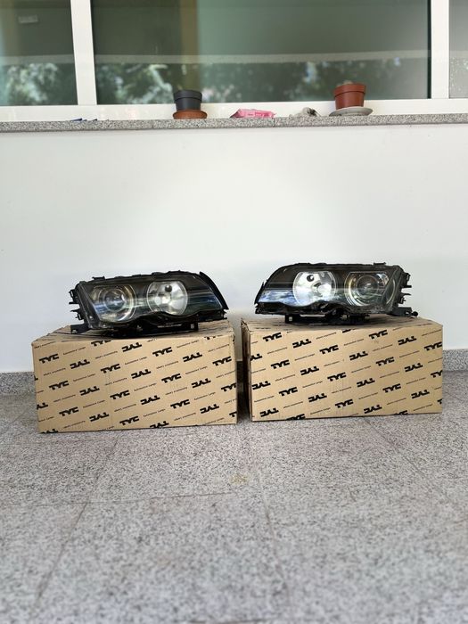 Kit Completo Xenon BMW E46 — Óticas Originais Bosch + Eletrónica