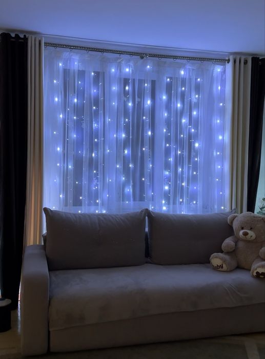 Гірлянда роса шторка нова