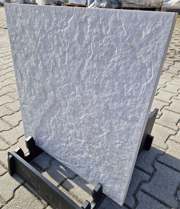 Płytki gresowe tarasowe balkonowe 60×60 2cm Quarzo White antypoślizgow