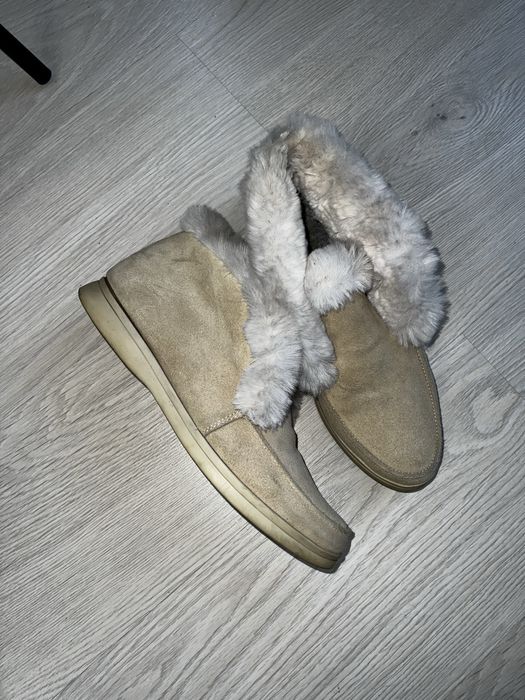 Зимові лофери замшеві