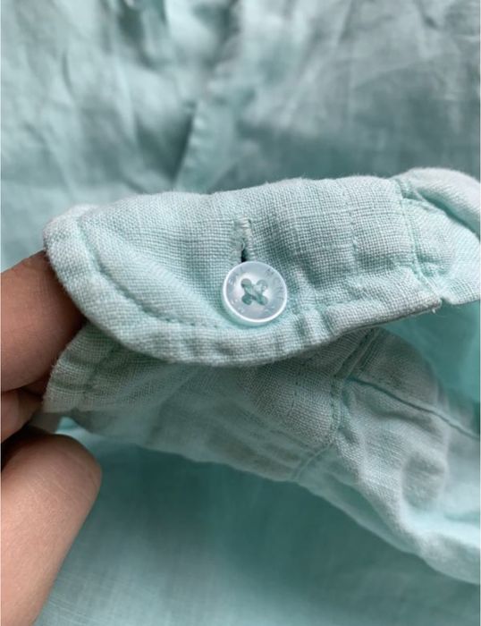 ЯКІСНА !!! рубашка Чоловіча сорочка льон Л розмір Якість люкс сорочка