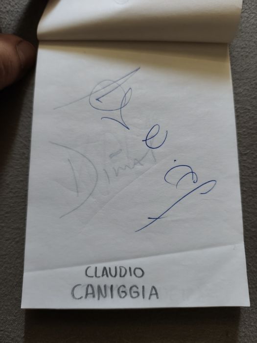 Autógrafos Benfica futebol Michel preudhomne cannigia  João Pinto etc