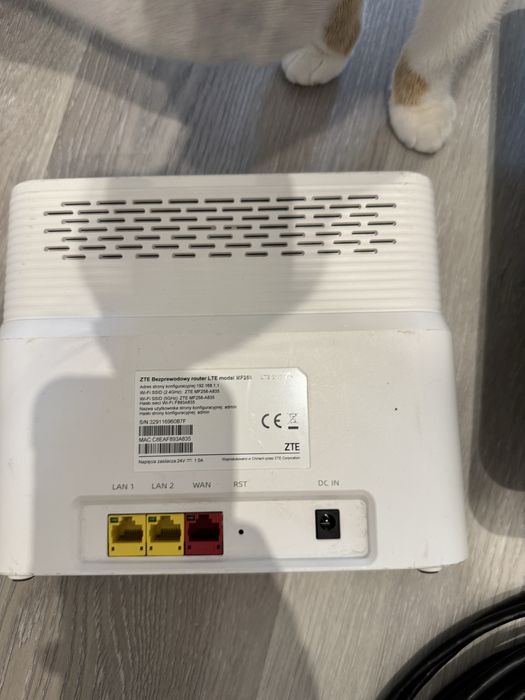 Router z anteną zewnętrzną ZTE MF258 SIM LTE