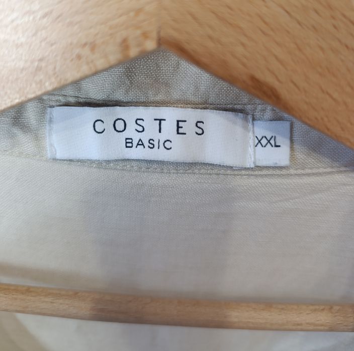 Damska sukienka letnia długa Costes len i wiskoza r.XXL elegancka