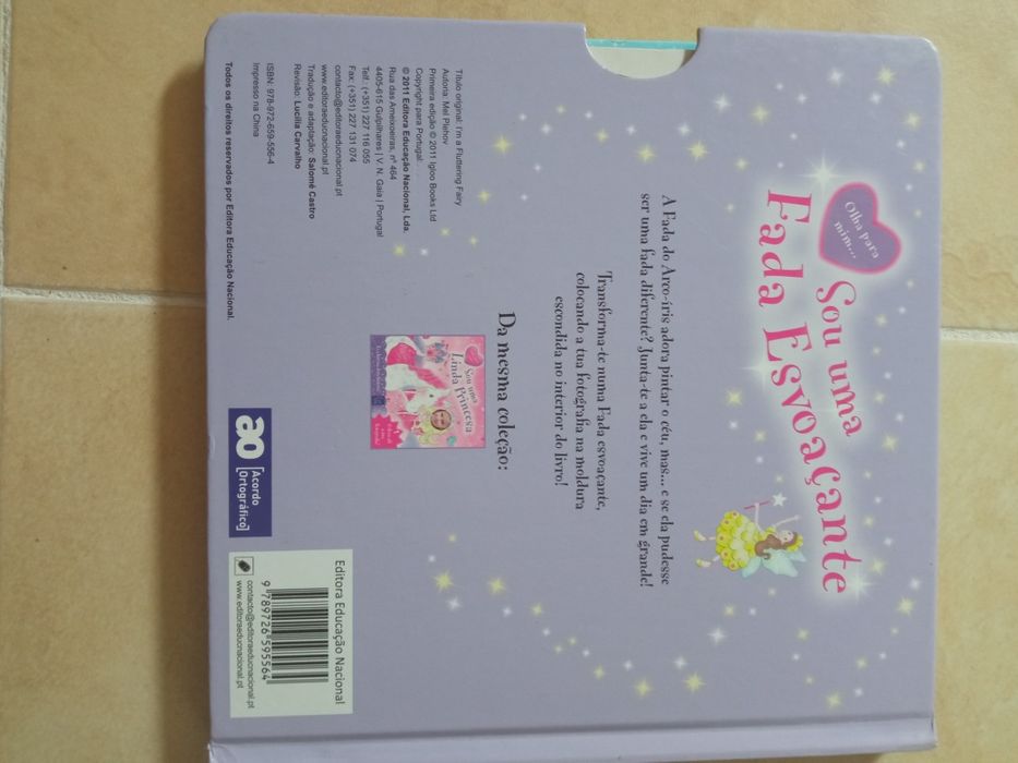 Livro "Sou uma fada esvoaçante"